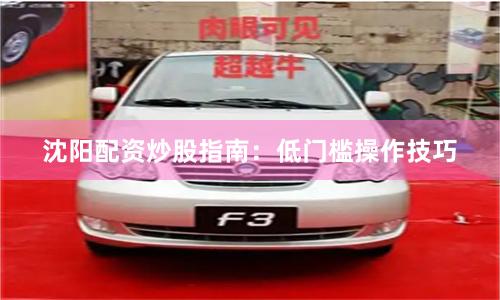 沈阳配资炒股指南：低门槛操作技巧